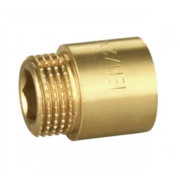 Csaphosszabbító 1/2" 40mm Réz