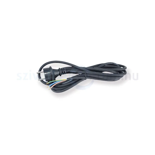 Bekötőkábel 5m 3x1,5mm2 Gumikábel Dugvillával