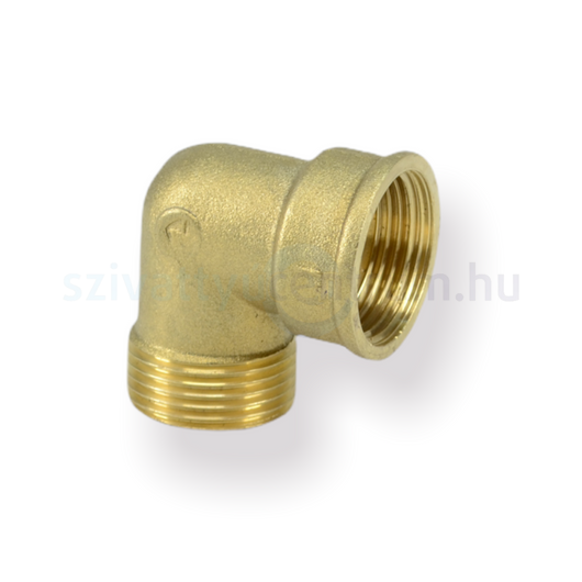 Könyök 3/8" KB réz