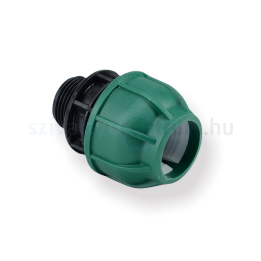 KPE összekötő 20x1/2"külső menetes 10 bar