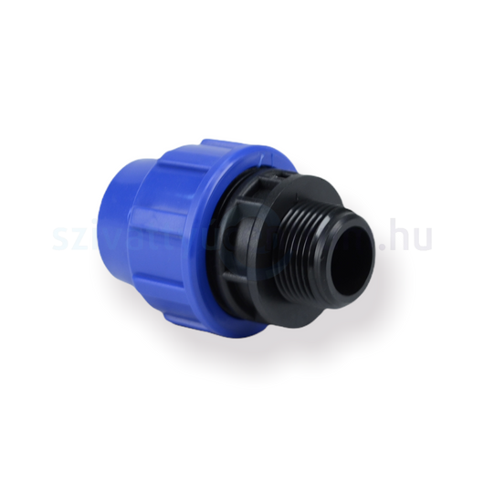 KPE összekötő 20x1/2"külső menetes 16 bar
