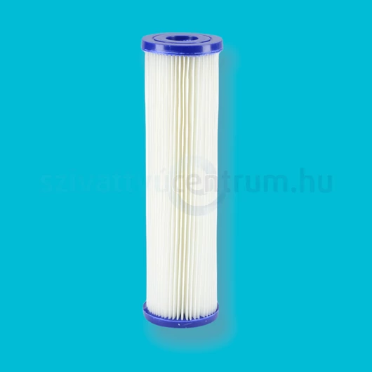 Szűrőbetét hajtogatott 10" AQUA (10 mikron, eldobható)